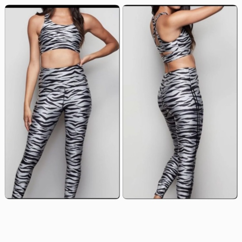 NWT Good American Zebra Leggings (Size 1)